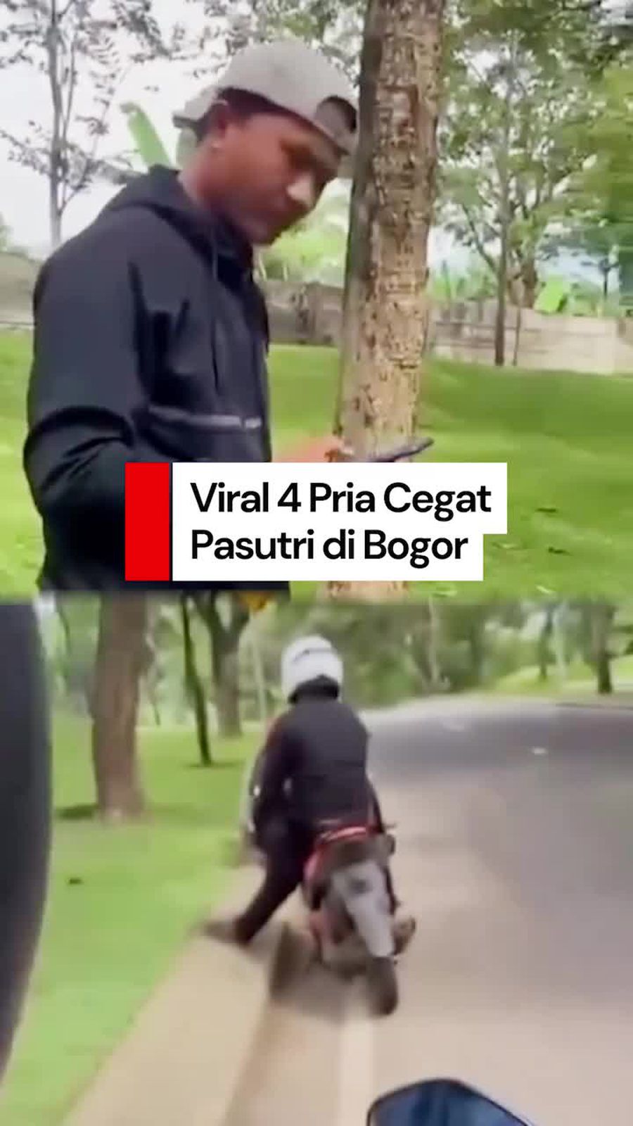 Video Viral 4 Pria Diduga Mata Elang Cegat Pasutri di Bogor 