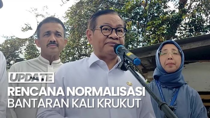 Video Pramono: Bantaran Kali Krukut Sepanjang 1,3 Km Akan Dinormalisasi