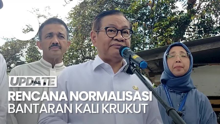 Video Pramono: Bantaran Kali Krukut Sepanjang 1,3 Km Akan Dinormalisasi