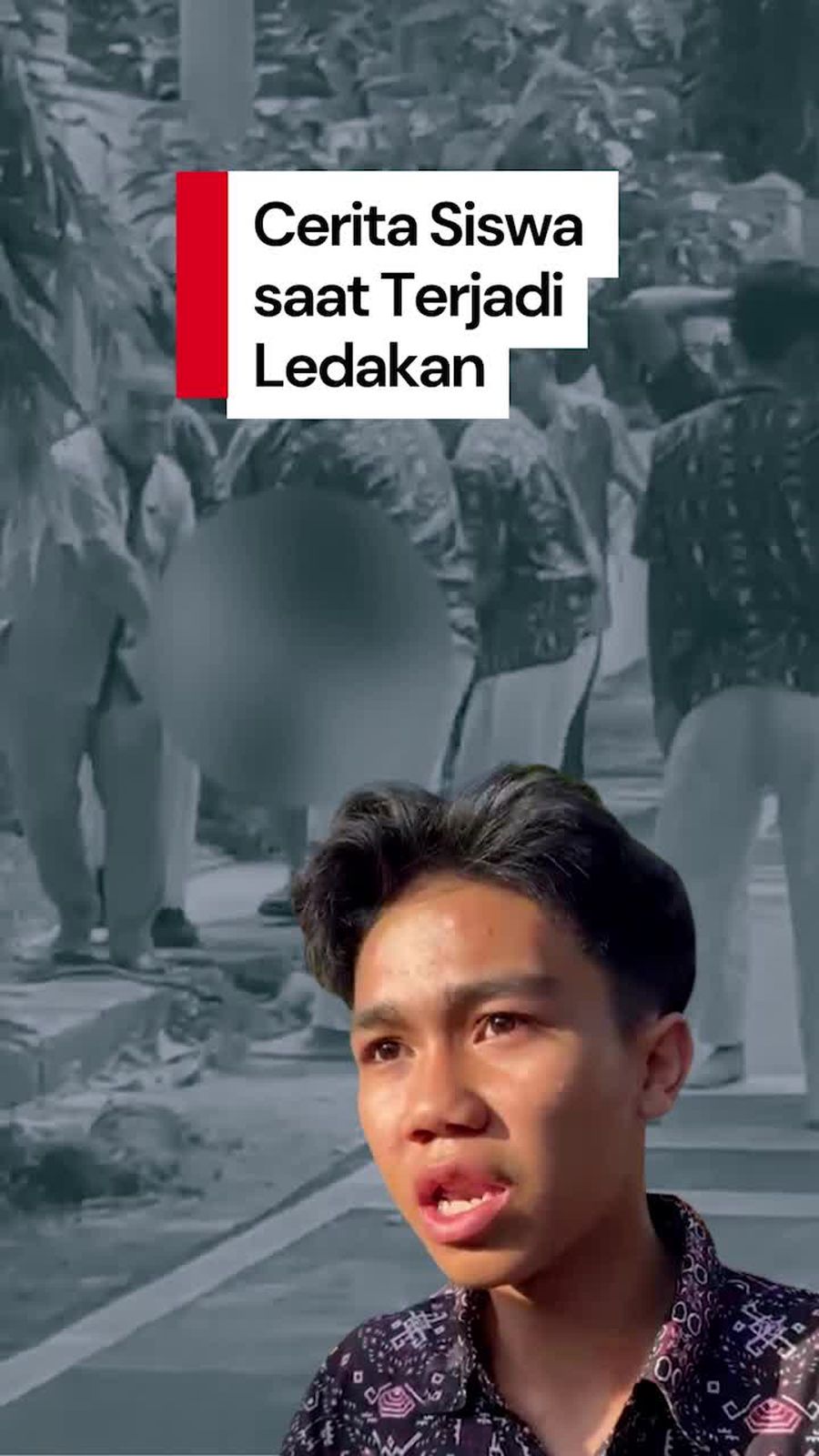 Video: Cerita Siswa Bantu Teman yang Terpincang-pincang saat Ledakan di SMAN 72