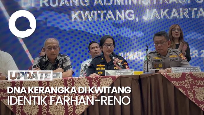 Video: Hasil Tes DNA Kerangka di Kwitang Identik dengan Farhan-Reno