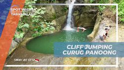 Melakukan Cliff Jumping di Curug Panoong untuk Sensasi Adrenalin di Tasikmalaya  