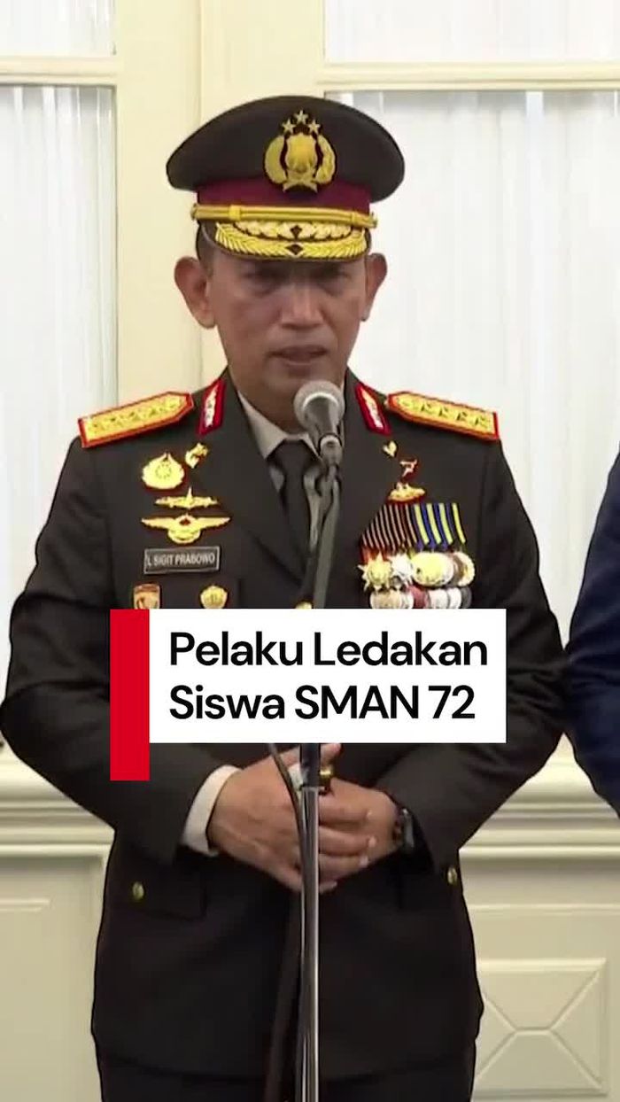 Video Kapolri: Terduga Pelaku Ledakan dari Lingkungan SMAN 72 Jakarta