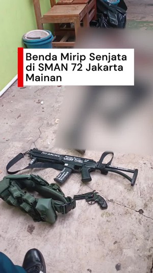 Video Wamenko Polkam: Benda Mirip Senjata Api di SMAN 72 Jakarta Ternyata Mainan