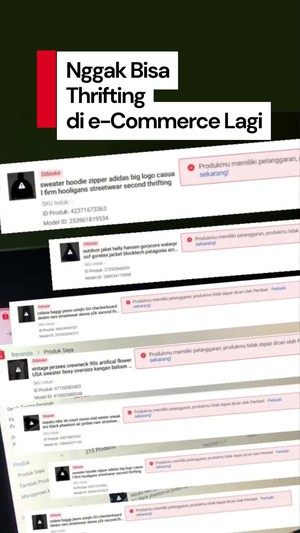 Video: Kini Thrifting di e-Commerce Sudah Dilarang!