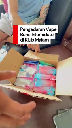 Video: Polri Tangkap 3 Pengedar Vape Berisi Etomidate di Klub Malam PIK