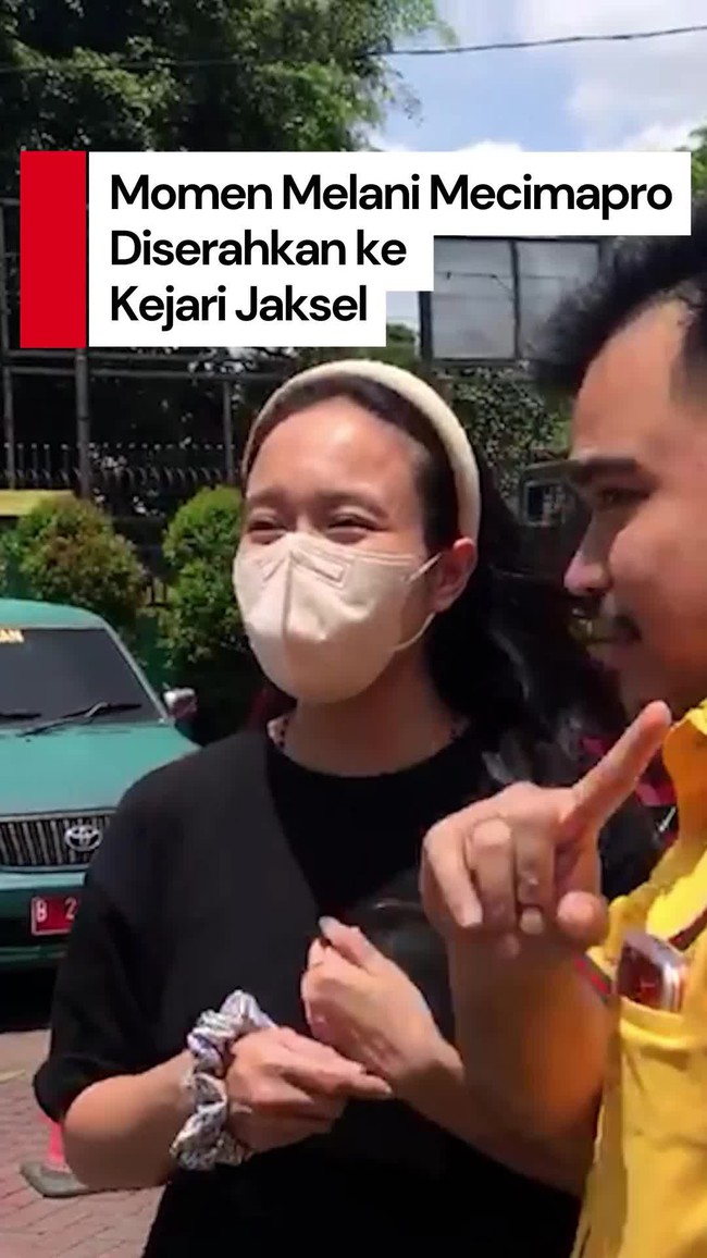 Video Melani Mecimapro saat Diserahkan ke Kejari Jaksel: Doain Aja