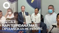 Video: Momen 2 Napi Terpidana Mati Kasus Narkotika Dipulangkan ke Inggris