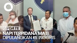 Video: Momen 2 Napi Terpidana Mati Kasus Narkotika Dipulangkan ke Inggris