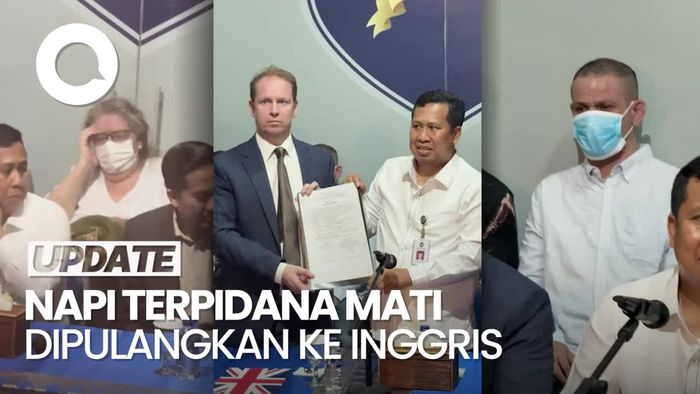 Video: Momen 2 Napi Terpidana Mati Kasus Narkotika Dipulangkan ke Inggris