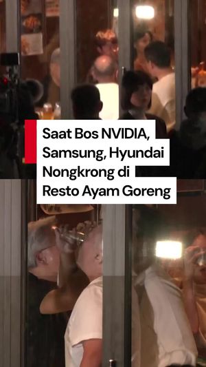 Video: Makna Pemilihan Resto Ayam Tempat Bos Samsung-NVIDIA Nongkrong Bareng