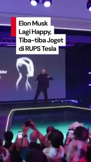 Video: Momen Elon Musk Joget di Rapat Umum Pemegang Saham Tesla