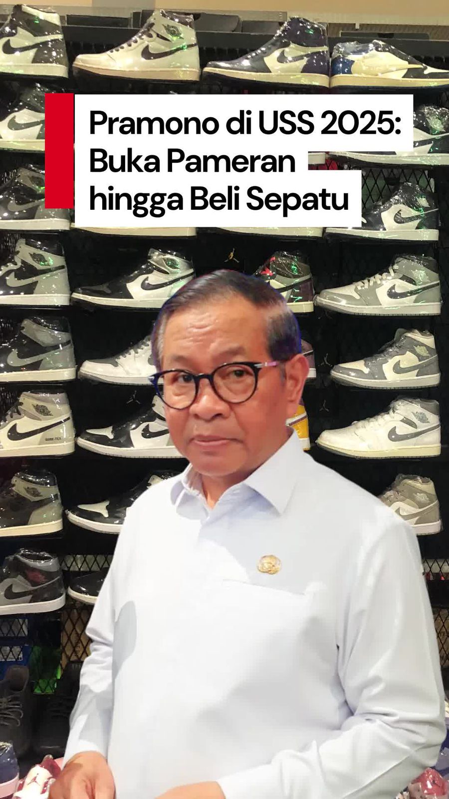 Video: Kunjungi USS 2025, Pramono Ikut Belanja Sepatu