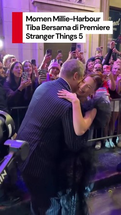 Video: Keakraban Millie Bobby Brown & David Harbour di Tengah Rumor Miring