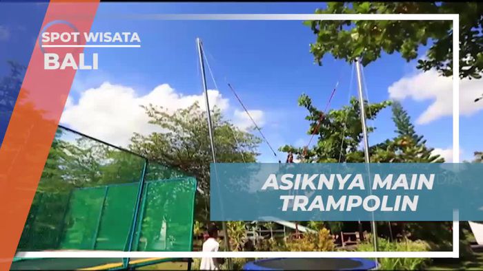 Menguji Nyali Melalui Permainan Trampolin di Bali Safari & Marine Park  
