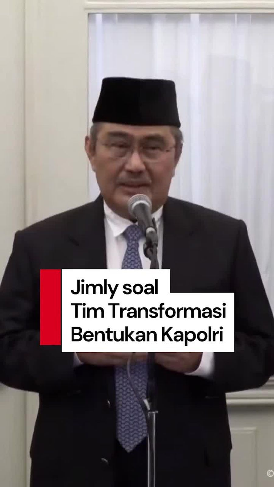 Video Jimly Minta Komisi Reformasi dan Transformasi Polri Tak Dipertentangkan