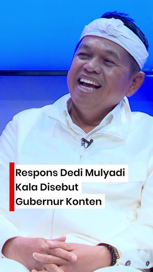 Video: Respons Dedi Mulyadi Kala Disebut Gubernur Konten