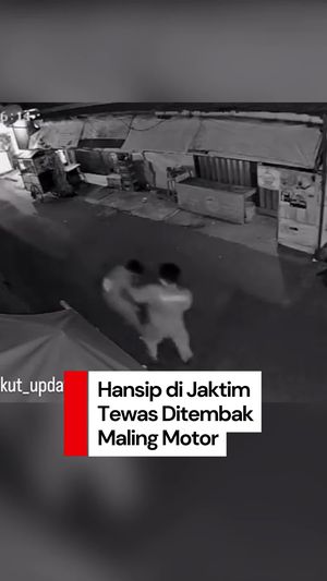 Video: Detik-detik Hansip Tewas Ditembak Saat Pergoki Maling Motor di Jaktim