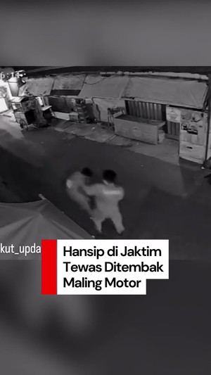 Video: Detik-detik Hansip Tewas Ditembak Saat Pergoki Maling Motor di Jaktim