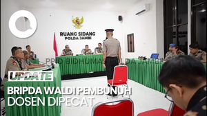 Video Momen Bripda Waldi Pembunuh Dosen di Jambi Dipecat Tidak Hormat