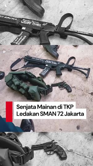 Video Teka-teki Senjata yang Disebut Mainan di TKP Ledakan SMAN 72 Jakarta