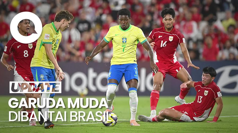 Video Momen-momen Timnas Indonesia U-17 Dibantai Brasil 0-4