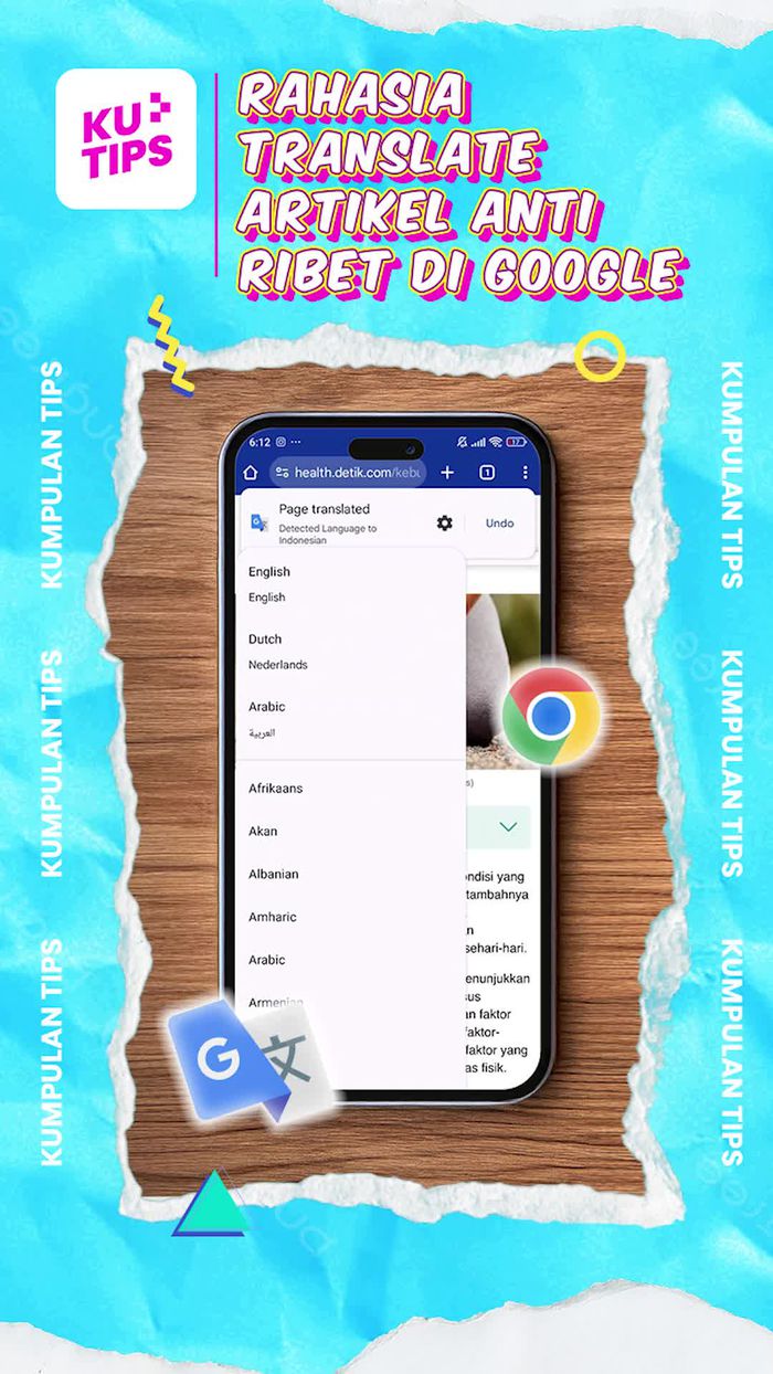 Video KuTips Cara Tersembunyi Translate Artikel Web Anti Ribet di Google