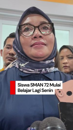 Video: Menteri PPPA Sebut Kegiatan Belajar SMAN 72 Dimulai Lagi Senin