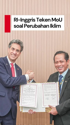 Video: Indonesia-Inggris Teken MoU Mitigasi-Adaptasi Perubahan Iklim