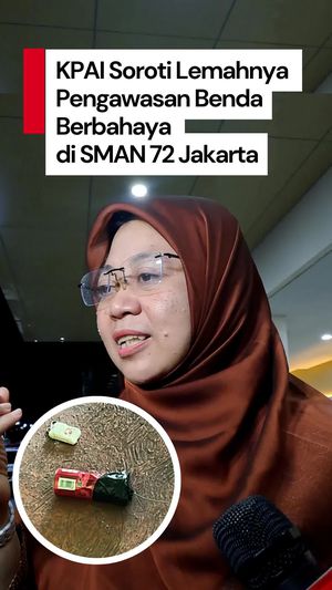 Video KPAI Heran Benda Berbahaya Bisa Lolos Masuk SMAN 72 Jakarta 