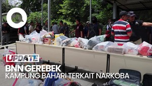 Video: BNN Gerebek Kampung Bahari, 9 Orang Ditangkap-89 Kg Sabu Disita