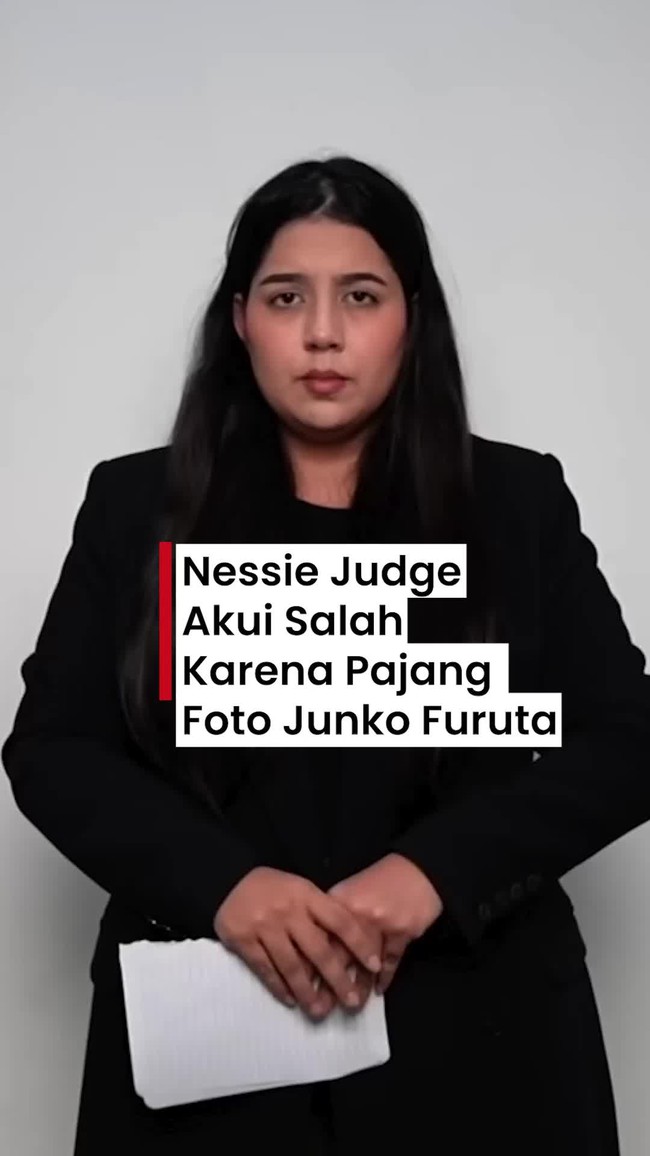 Video: Nessie Judge Minta Maaf Lagi soal Kontroversi Foto Junko Furuta