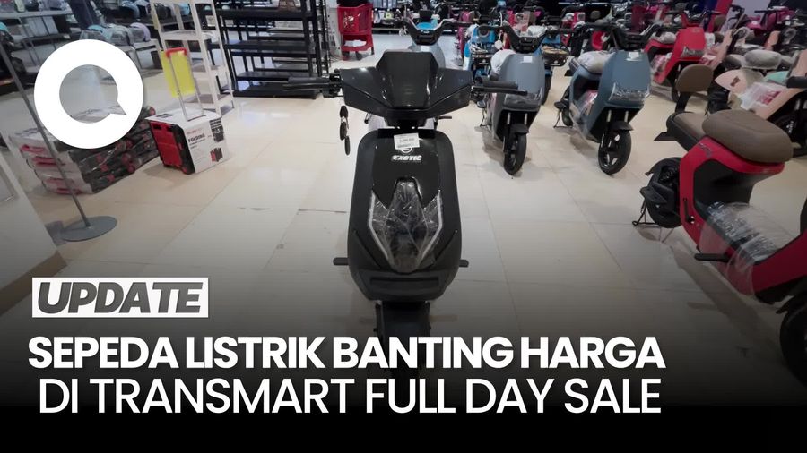 Video: Beli Sepeda Listrik Murah Banget Cuma di Transmart Full Day Sale! 