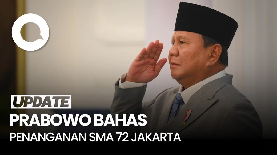 Video Prabowo Panggil Kapolri, Bahas Ledakan di SMAN 72 