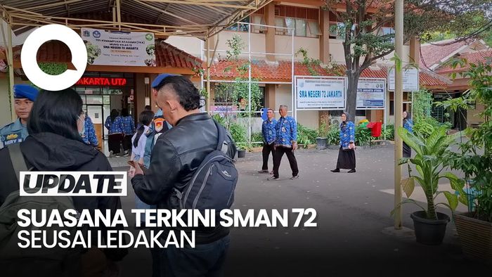 Video Suasana Terkini SMAN 72: Siswa Belajar Daring, Guru Datang ke Sekolah