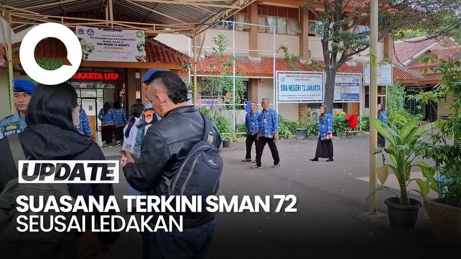 Video Suasana Terkini SMAN 72: Siswa Belajar Daring, Guru Datang ke Sekolah