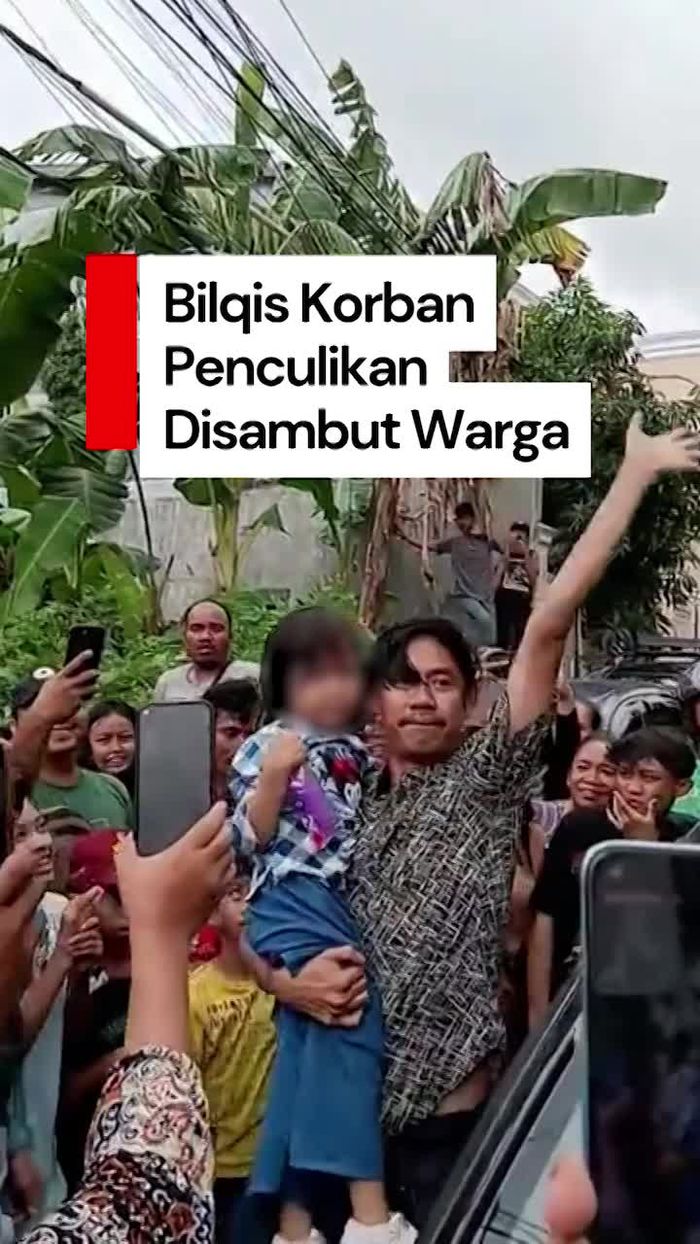 Video: Momen Bilqis Bocah Korban Penculikan Disambut Warga saat Tiba di Makassar