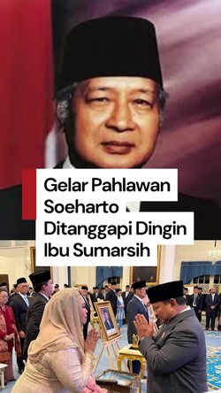 Video: Soeharto Jadi Pahlawan, Ini Tanggapan Ibu Sumarsih