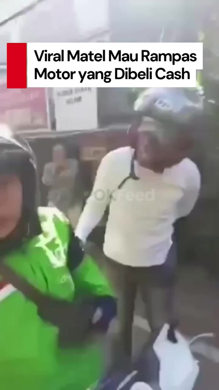 Video: Viral! Matel Mau Rampas Motor di Depok, Korban Ngaku Beli Cash