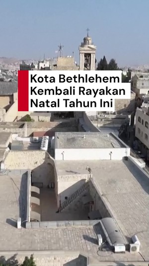 Video: Kota Bethlehem di Palestina Kembali Rayakan Natal Tahun Ini