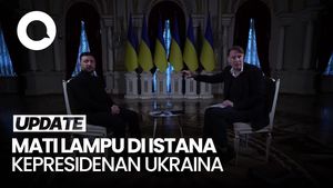 Video: Momen Mati Lampu saat Zelensky Diwawancarai Reporter