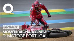 Video: Momen Bagnaia Jatuh di Race MotoGP Portugal 2025