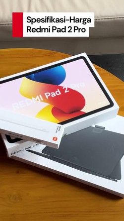 Video: Spesifikasi dan Harga Redmi Pad 2 Pro di Indonesia