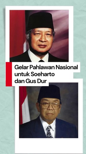 Video: Dua Presiden RI yang Dapat Gelar Pahlawan Nasional