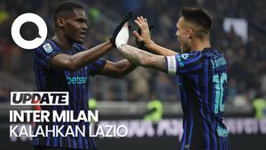 Video: Menang 2-0 atas Lazio, Inter Kembali ke Puncak Klasemen Serie A