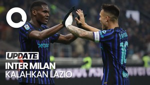 Video: Menang 2-0 atas Lazio, Inter Kembali ke Puncak Klasemen Serie A