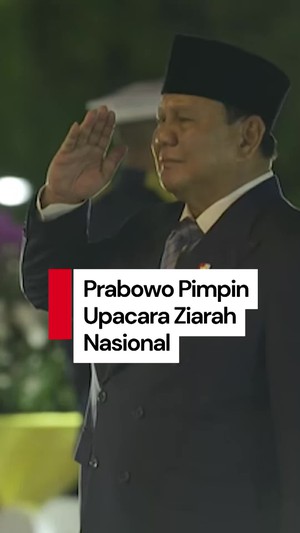 Video: Prabowo Pimpin Upacara Ziarah-Renungan Hari Pahlawan di TMP Kalibata