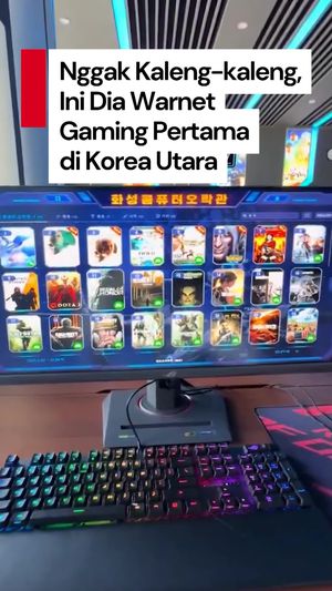 Video: Jeroan Warnet Gaming Pertama di Korea Utara