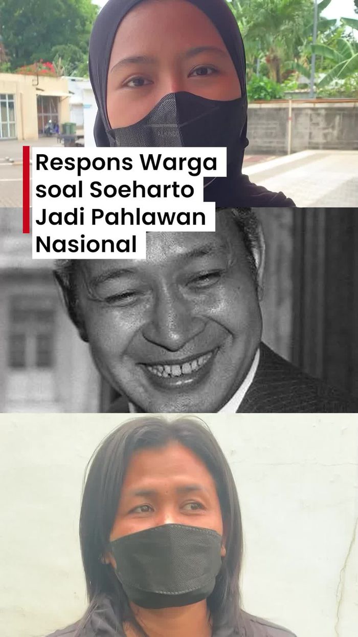 Video: Macam-macam Reaksi Warga soal Soeharto Jadi Pahlawan Nasional