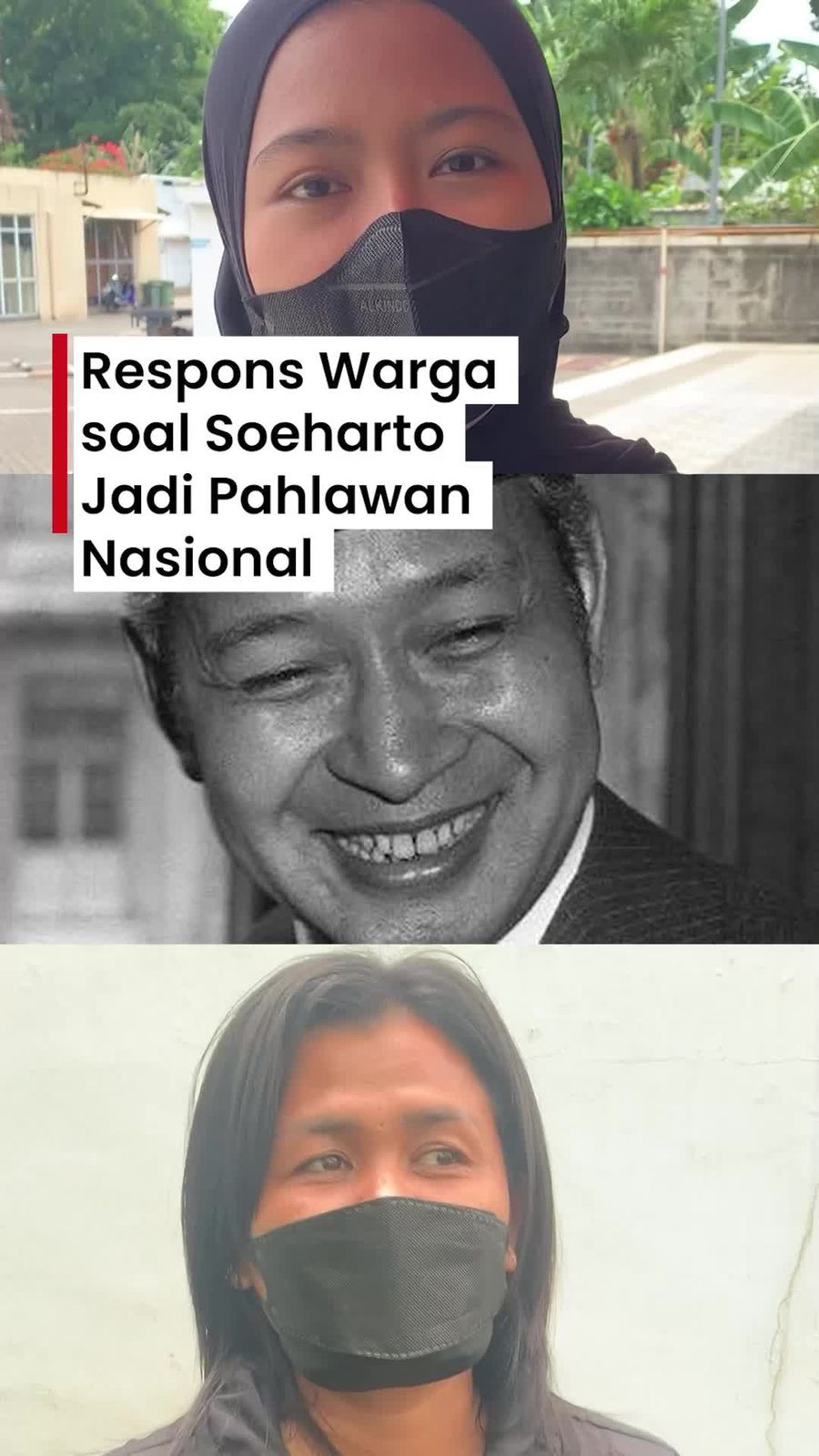 Video: Macam-macam Reaksi Warga soal Soeharto Jadi Pahlawan Nasional